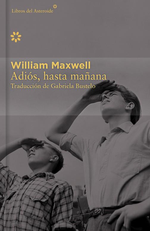 ADIÓS,HASTA MAÑANA  | 9788416213405 | MAXWELL,WILLIAM | Llibreria Geli - Llibreria Online de Girona - Comprar llibres en català i castellà