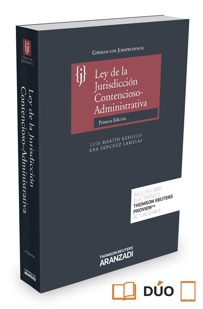 LEY DE LA JURISDICCION CONTENCIOSO ADMINISTATIVA CON JURISPRUDENCIA(EDICION 2015) | 9788490598641 | MARTIN REBOLLO,LUIS | Llibreria Geli - Llibreria Online de Girona - Comprar llibres en català i castellà