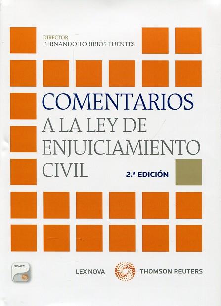 COMENTARIOS A LA LEY DE ENJUICIAMIENTO CIVIL(2ªED/2014) | 9788498988505 | TORIBIOS FUENTES,FERNANDO | Llibreria Geli - Llibreria Online de Girona - Comprar llibres en català i castellà