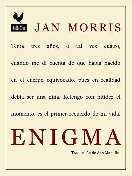 ENIGMA | 9788419168047 | MORRIS,JAN | Llibreria Geli - Llibreria Online de Girona - Comprar llibres en català i castellà
