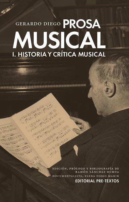 PROSA MUSICAL.I.HISTORIA Y CRÍTICA MUSICAL | 9788415894773 | DIEGO,GERARDO | Llibreria Geli - Llibreria Online de Girona - Comprar llibres en català i castellà