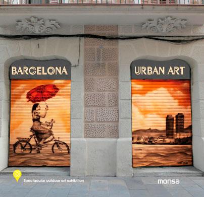 BARCELONA URBAN ART | 9788415829942 | INSTITUTO MONSA DE EDICIONES, S.A. | Llibreria Geli - Llibreria Online de Girona - Comprar llibres en català i castellà