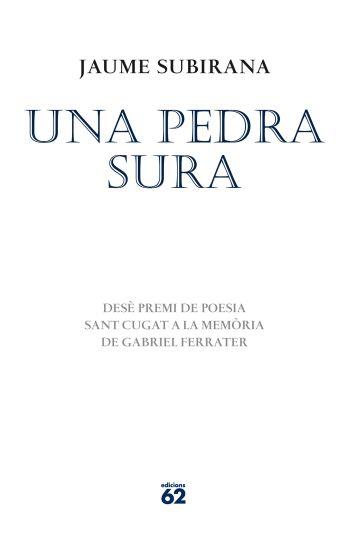 UNA PEDRA SURA | 9788429768503 | SUBIRANA,JAUME | Llibreria Geli - Llibreria Online de Girona - Comprar llibres en català i castellà