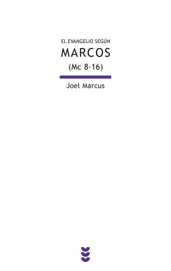 EL EVANGELIO SEGÚN MARCOS-2(MC 8-16) | 9788430117369 | MARCUS,JOEL | Llibreria Geli - Llibreria Online de Girona - Comprar llibres en català i castellà