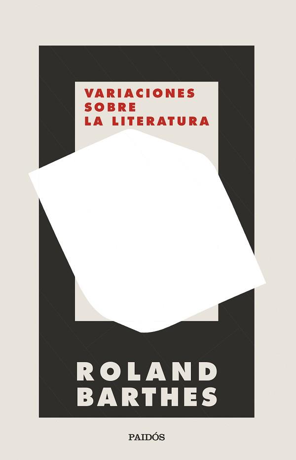 VARIACIONES SOBRE LA LITERATURA | 9788449339172 | BARTHES,ROLAND | Llibreria Geli - Llibreria Online de Girona - Comprar llibres en català i castellà