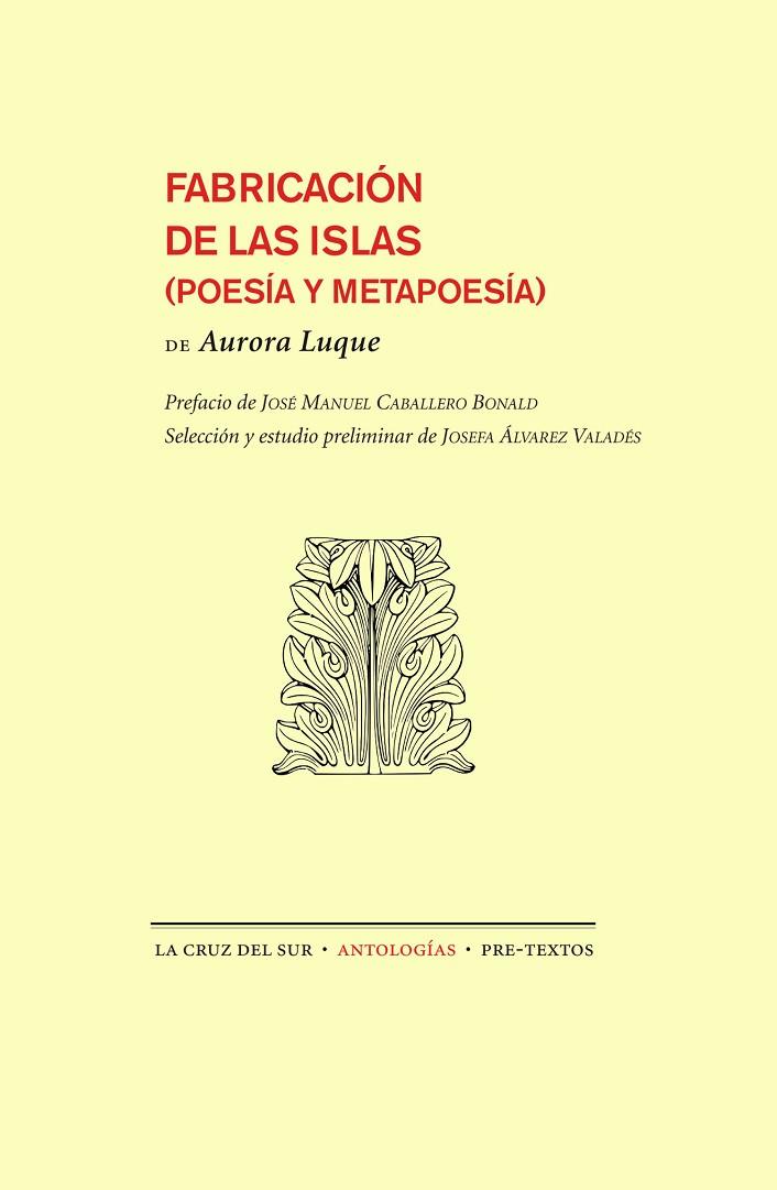 FABRICACIÓN DE LAS ISLAS (POESÍA Y METAPOESÍA) | 9788415894490 | LUQUE,AURORA | Llibreria Geli - Llibreria Online de Girona - Comprar llibres en català i castellà