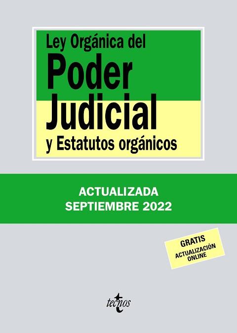 LEY ORGÁNICA DEL PODER JUDICIAL(EDICIÓN 2022) | 9788430985623 |   | Llibreria Geli - Llibreria Online de Girona - Comprar llibres en català i castellà