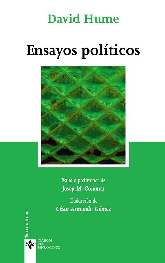ENSAYOS POLÍTICOS | 9788430943890 | HUME,DAVID | Llibreria Geli - Llibreria Online de Girona - Comprar llibres en català i castellà