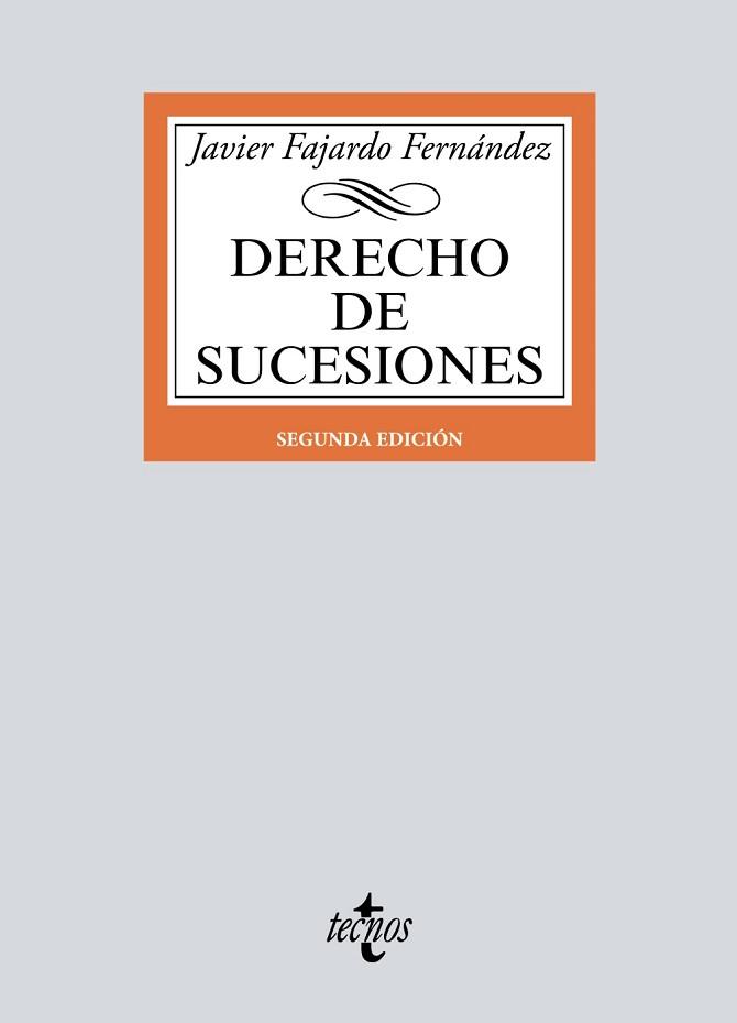 DERECHO DE SUCESIONES(2ª EDICIÓN 2023) | 9788430989461 | FAJARDO FERNÁNDEZ,JAVIER | Llibreria Geli - Llibreria Online de Girona - Comprar llibres en català i castellà