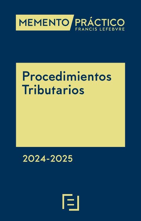 MEMENTO PROCEDIMIENTOS TRIBUTARIOS(EDICIÓN 2024-2025) | 9788419896285 |   | Llibreria Geli - Llibreria Online de Girona - Comprar llibres en català i castellà