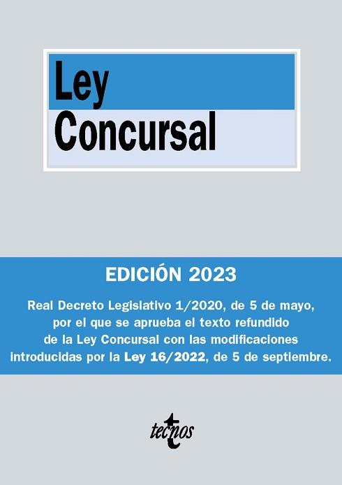 LEY CONCURSAL(3ª EDICIÓN 2023) | 9788430989270 |   | Llibreria Geli - Llibreria Online de Girona - Comprar llibres en català i castellà