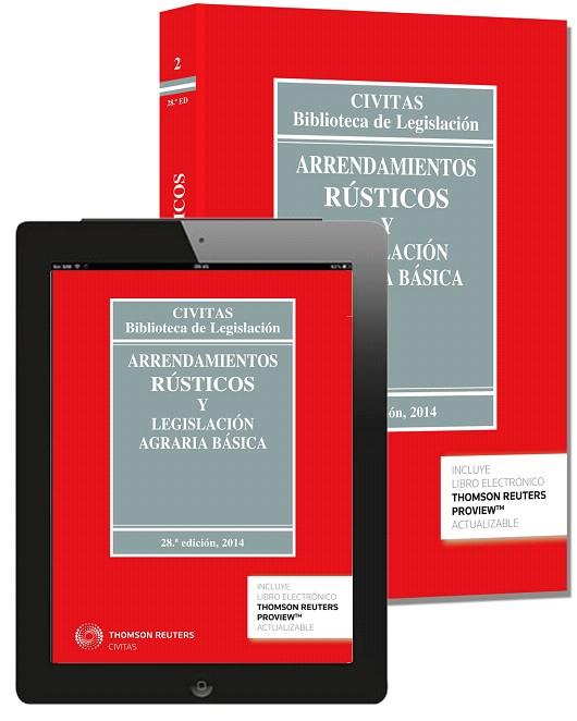 ARRENDAMIENTOS RÚSTICOS Y LEGISLACIÓN AGRARIA BÁSICA(28ª EDICION 2014) | 9788447047543 | RAMOS DE ARMAS,FEDERICO | Llibreria Geli - Llibreria Online de Girona - Comprar llibres en català i castellà