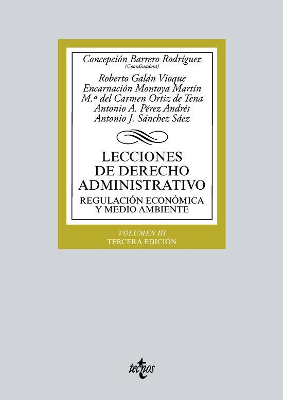 LECCIONES DE DERECHO ADMINISTRATIVO.REGULACIÓN ECONÓMICA Y MEDIO AMBIENTE | 9788430973552 | A.A.D.D. | Llibreria Geli - Llibreria Online de Girona - Comprar llibres en català i castellà