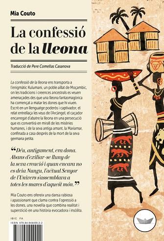 LA CONFESSIÓ DE LA LLEONA | 9788494440922 | COUTO,MIA | Llibreria Geli - Llibreria Online de Girona - Comprar llibres en català i castellà