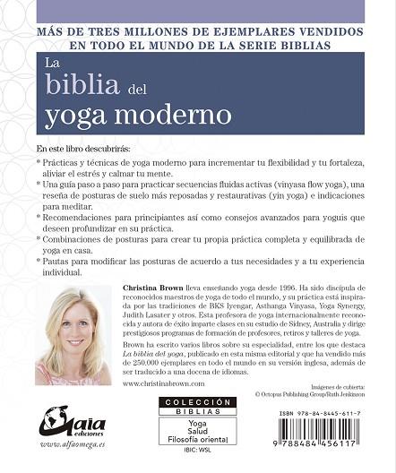 LA BIBLIA DEL YOGA MODERNO | 9788484456117 | BROWN,CHRISTINA | Llibreria Geli - Llibreria Online de Girona - Comprar llibres en català i castellà