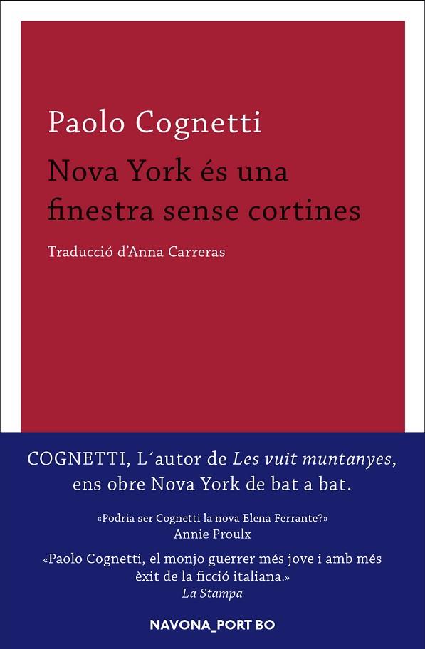 NOVA YORK ÉS UNA FINESTRA SENSE CORTINES | 9788417181437 | COGNETTI,PAOLO | Llibreria Geli - Llibreria Online de Girona - Comprar llibres en català i castellà