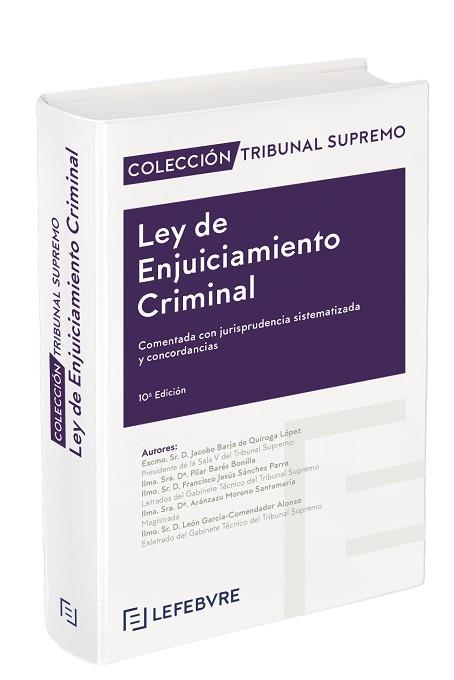 LEY DE ENJUICIAMIENTO CRIMINAL(10ª EDICIÓN 2023  COMENTADO) | 9788419573896 |   | Llibreria Geli - Llibreria Online de Girona - Comprar llibres en català i castellà