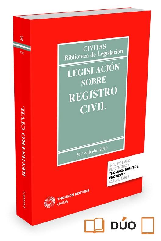 LEGISLACION SOBRE REGISTRO CIVIL(31ª EDICION 2014) | 9788447047147 | Llibreria Geli - Llibreria Online de Girona - Comprar llibres en català i castellà