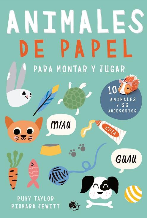 ANIMALES DE PAPEL PARA MONTAR Y JUGAR | 9788494374647 | JEWITT,RICHARD | Llibreria Geli - Llibreria Online de Girona - Comprar llibres en català i castellà