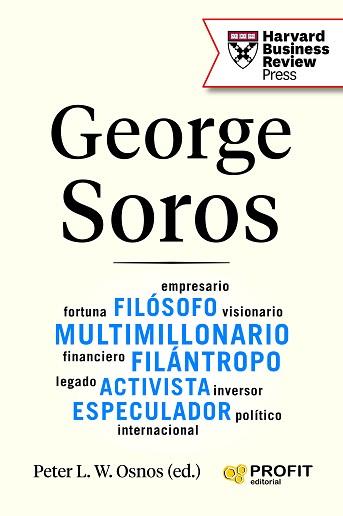 GEORGE SOROS | 9788419841452 | OSNOS, PETER L. W. | Llibreria Geli - Llibreria Online de Girona - Comprar llibres en català i castellà