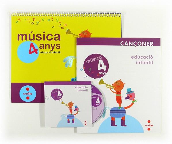 MUSICA-4 ANYS EDUCACIO INFANTIL | 9788466129299 | EQUIP EDITORIAL CRUÏLLA, | Llibreria Geli - Llibreria Online de Girona - Comprar llibres en català i castellà