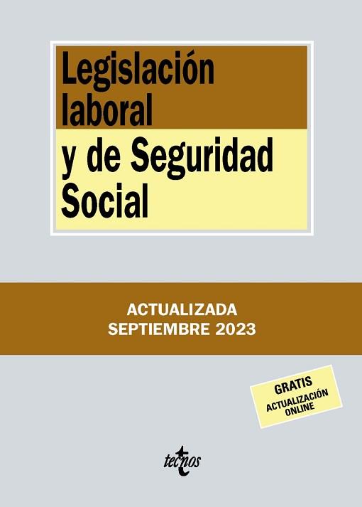 LEGISLACIÓN LABORAL Y DE SEGURIDAD SOCIAL(25ª EDICIÓN 2023) | 9788430988396 |   | Llibreria Geli - Llibreria Online de Girona - Comprar llibres en català i castellà