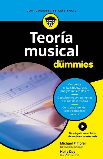TEORÍA MUSICAL PARA DUMMIES | 9788432903960 | PILHOFER, MICHAEL/DAY, HOLLY | Llibreria Geli - Llibreria Online de Girona - Comprar llibres en català i castellà