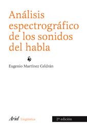 ANALISIS ESPECTROGRAFICO DE LOS SONIDOS DEL HABLA | 9788434482715 | MARTINEZ CELDRAN,EUGENIO | Llibreria Geli - Llibreria Online de Girona - Comprar llibres en català i castellà