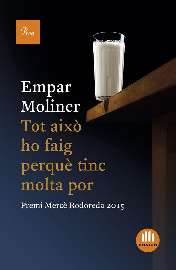 TOT AIXÒ HO FAIG PERQUÈ TINC MOLTA POR(PREMI MERCÈ RODOREDA 2015) | 9788475886060 | MOLINER,EMPAR | Llibreria Geli - Llibreria Online de Girona - Comprar llibres en català i castellà