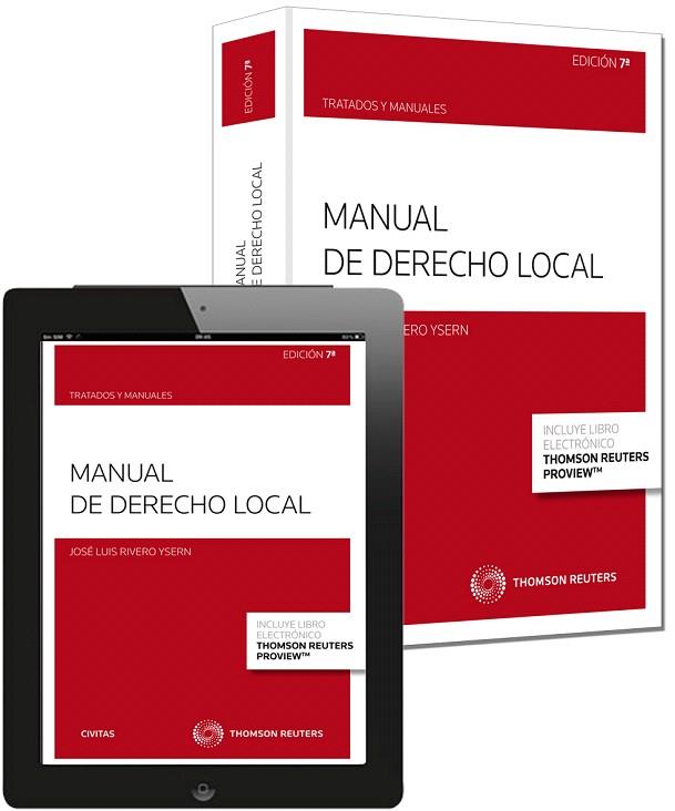 MANUAL DE DERECHO LOCAL(7ª EDICION) | 9788447049721 | RIVERO,JOSE LUIS | Llibreria Geli - Llibreria Online de Girona - Comprar llibres en català i castellà