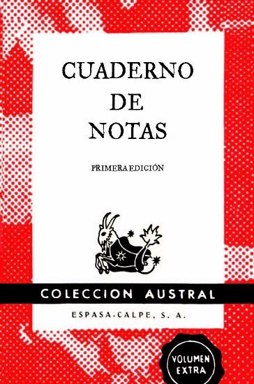 CUADERNO DE NOTAS AUSTRAL (PETIT - VERMELL) | 9788467008371 | ESPASA CALPE | Llibreria Geli - Llibreria Online de Girona - Comprar llibres en català i castellà