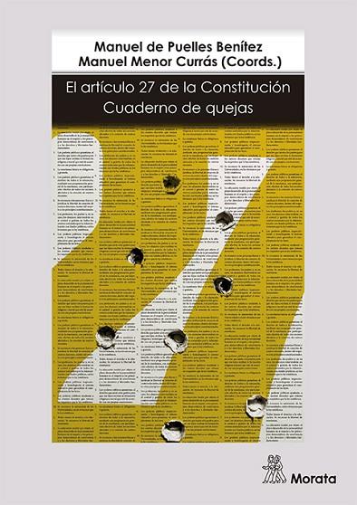 EL ARTÍCULO 27 DE LA CONSTITUCIÓN:CUADERNO DE QUEJAS | 9788471128805 | A.A.D.D. | Llibreria Geli - Llibreria Online de Girona - Comprar llibres en català i castellà
