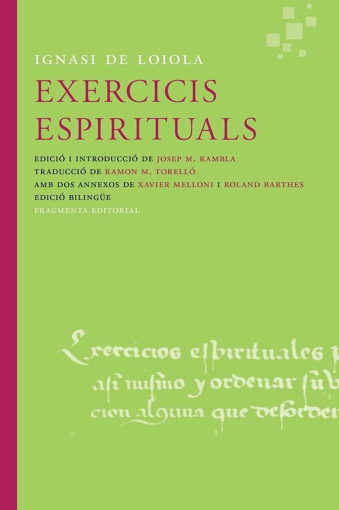 EXERCICIS ESPIRITUALS | 9788415518600 | IGNASI DE LOIOLA | Llibreria Geli - Llibreria Online de Girona - Comprar llibres en català i castellà