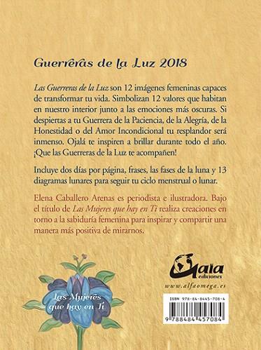 GUERRERAS DE LA LUZ - AGENDA 2018 ILUMINANDO TU CAMINO | 9788484457084 | CABALLERO ARENAS,ELENA | Llibreria Geli - Llibreria Online de Girona - Comprar llibres en català i castellà