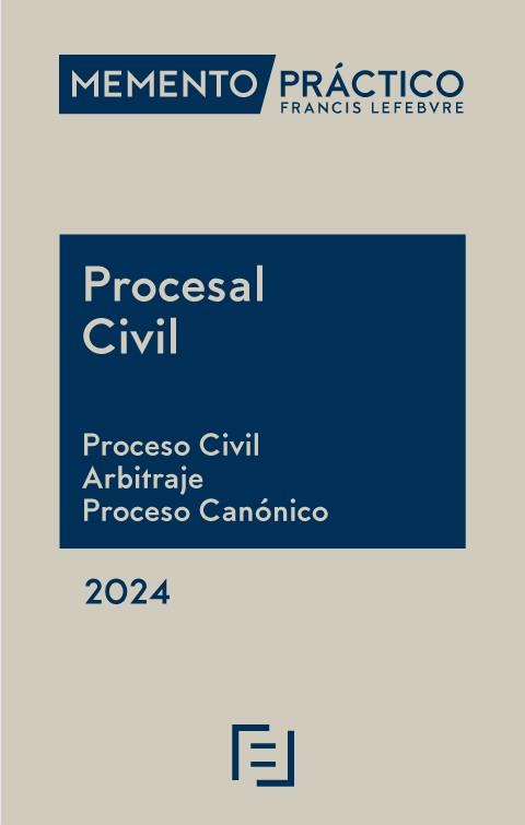 MEMENTO PROCESAL CIVIL (EDICIÓN 2024) | 9788419896216 |   | Llibreria Geli - Llibreria Online de Girona - Comprar llibres en català i castellà