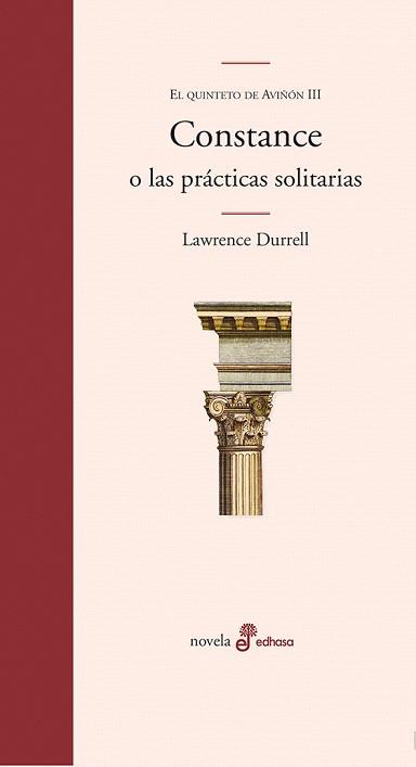 CONSTANCE O LAS PRÁCTICAS SOLITARIAS (EL QUINTETO DE AVIÑÓN-3) -TAPA DURA- | 9788435010344 | DURRELL,LAWRENCE | Llibreria Geli - Llibreria Online de Girona - Comprar llibres en català i castellà