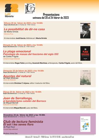 PRESENTACIONS GRUP 22 | Llibreria Geli - Llibreria Online de Girona - Comprar llibres en català i castellà