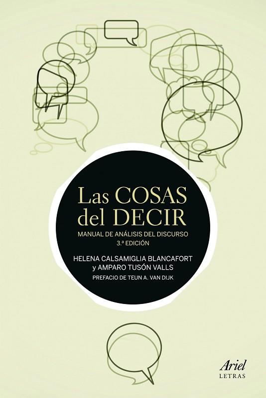 LAS COSAS DEL DECIR.MANUAL DE ANÁLISIS DEL DISCURSO (3ªED/2012) | 9788434405691 | CALSAMIGLIA,HELENA/TUSÓN,AMPARO  | Llibreria Geli - Llibreria Online de Girona - Comprar llibres en català i castellà