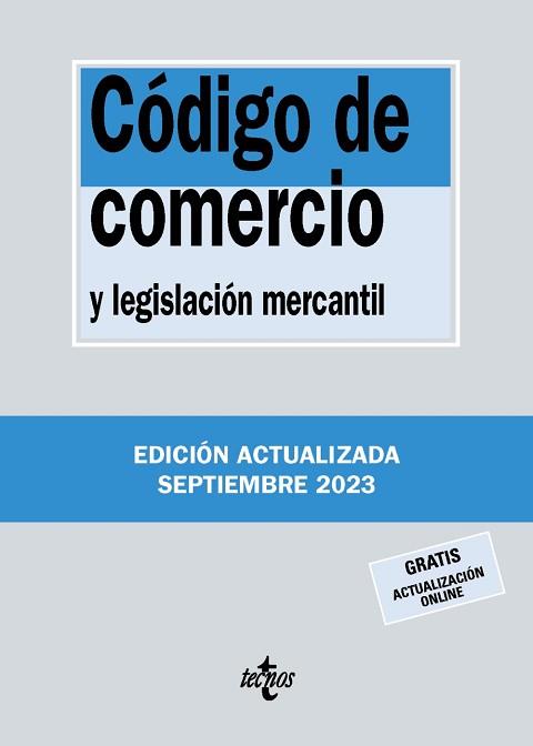 CÓDIGO DE COMERCIO(40ª EDICIÓN 2023) | 9788430988310 |   | Libreria Geli - Librería Online de Girona - Comprar libros en catalán y castellano