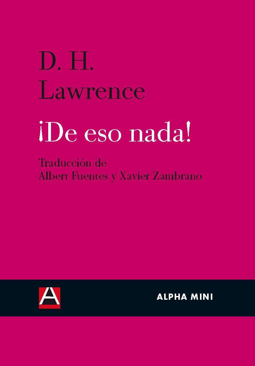DE ESO NADA | 9788492837267 | LAURENCE,D.H. | Libreria Geli - Librería Online de Girona - Comprar libros en catalán y castellano