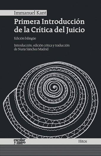 PRIMERA INTRODUCCIÓN DE LA CRÍTICA DEL JUICIO | 9788416020867 | KANT,IMMANUEL | Libreria Geli - Librería Online de Girona - Comprar libros en catalán y castellano