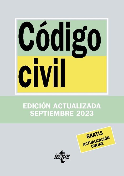 CÓDIGO CIVIL(42ª EDICIÓN 2023) | 9788430988303 |   | Libreria Geli - Librería Online de Girona - Comprar libros en catalán y castellano