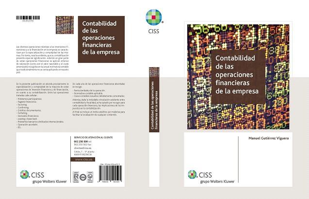 CONTABILIDAD DE LAS OPERACIONES FINANCIERAS DE LA EMPRESA | 9788499544595 | GUTIÉRREZ VIGUERA,MANUEL | Llibreria Geli - Llibreria Online de Girona - Comprar llibres en català i castellà