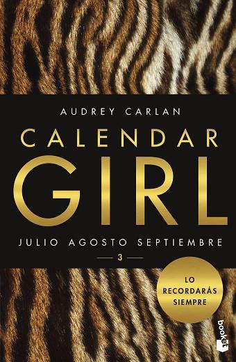 CALENDAR GIRL-3.JULIO,AGOSTO,SEPTIEMBRE | 9788408173342 | CARLAN,AUDREY | Libreria Geli - Librería Online de Girona - Comprar libros en catalán y castellano