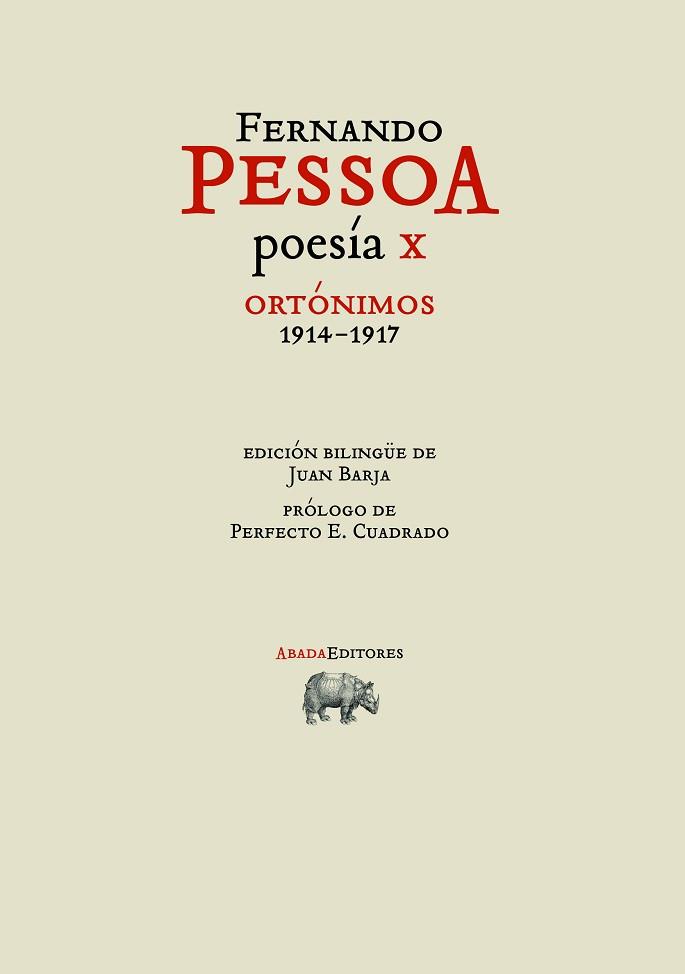 POESÍA X.ORTÓNIMOS(1914-1917) | 9788417301736 | PESSOA,FERNANDO | Libreria Geli - Librería Online de Girona - Comprar libros en catalán y castellano