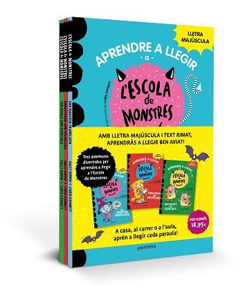 PACK APRENDRE A LLEGIR A L'ESCOLA DE MONSTRES (LLIBRES 1-3) | 9788419169990 | RIPPIN, SALLY/COT, JÚLIA | Llibreria Geli - Llibreria Online de Girona - Comprar llibres en català i castellà