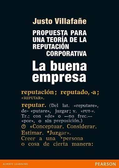 LA BUENA EMPRESA | 9788490353066 | VILLAFAÑE,JUSTO | Libreria Geli - Librería Online de Girona - Comprar libros en catalán y castellano