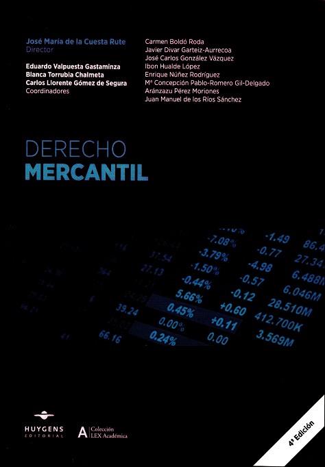 DERECHO MERCANTIL(4ª EDICION 2015) | 9788415663522 | DE LA CUESTA RUTE,JOSÉ MARÍA | Llibreria Geli - Llibreria Online de Girona - Comprar llibres en català i castellà