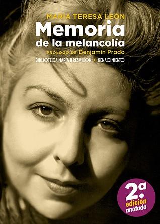 MEMORIA DE LA MELANCOLÍA | 9788418818745 | LEÓN,MARÍA TERESA | Llibreria Geli - Llibreria Online de Girona - Comprar llibres en català i castellà