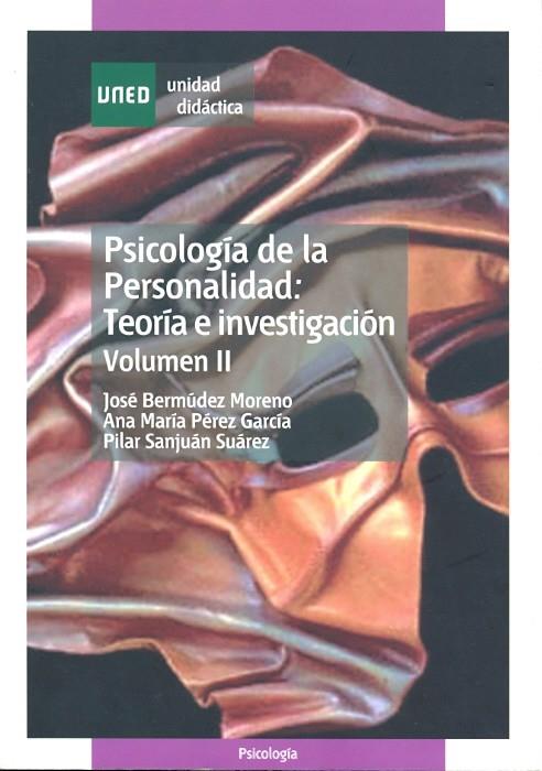 PSICOLOGIA DE LA PERSONALIDAD-2 | 9788436249514 | BERMUDEZ MORENO,JOSE | Llibreria Geli - Llibreria Online de Girona - Comprar llibres en català i castellà